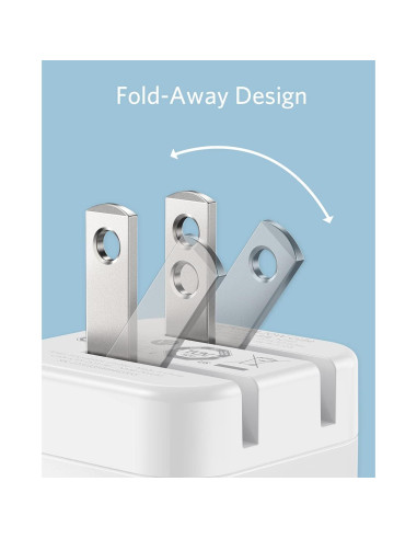 Cargador USB C Anker 20W Plegable - Paquete de 3