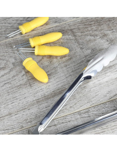 Soportes de Maíz Rocky Mountain Goods - Juego de 6 Piezas - Antideslizantes 2