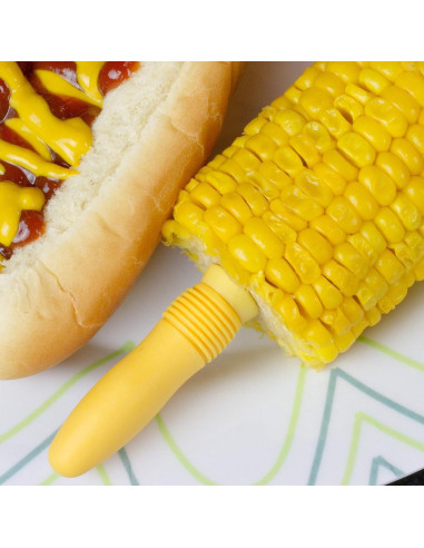 Soportes de Maíz Rocky Mountain Goods - Juego de 6 Piezas - Antideslizantes