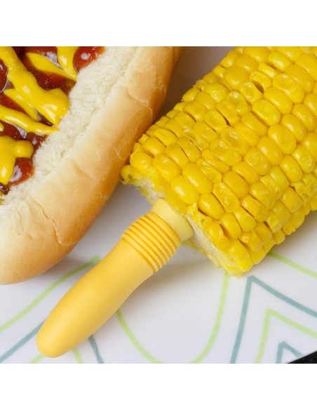 Soportes de Maíz Rocky Mountain Goods - Juego de 6 Piezas - Antideslizantes