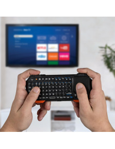 Teclado Bluetooth Fosmon QWERTY Compacto con Touchpad 2