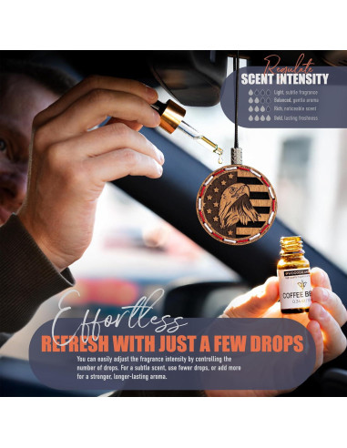 Ambientador de Auto WOODOO.UKRAINE Águila Café 10 ml