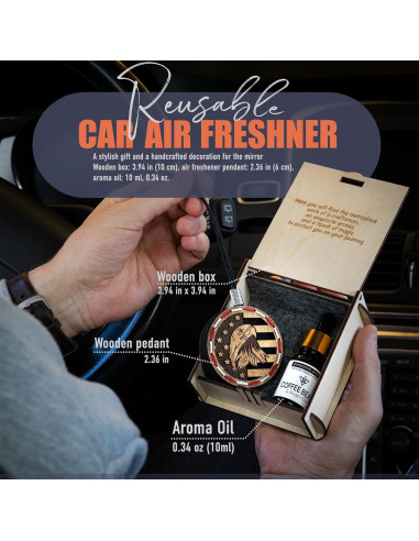 Ambientador de Auto WOODOO.UKRAINE Águila Café 10 ml