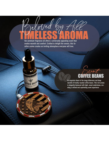 Ambientador de Auto WOODOO.UKRAINE Águila Café 10 ml