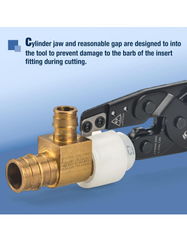 Extractor de anillos de expansión PEX iCrimp 1/2 a 1 pulg