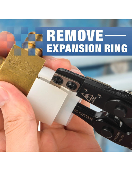 Extractor de anillos de expansión PEX iCrimp 1/2 a 1 pulg