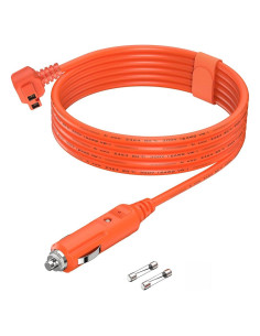 Cable de Alimentación 16AWG 12V/24V 3.5m para Refrigerador de Coche