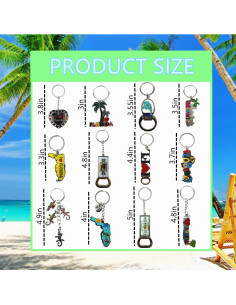 TSY TOOL Paquete 12 llaveros Florida con abridores de botellas 2