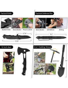 Kit de Supervivencia Taiker 151 Piezas Primeros Auxilios 2