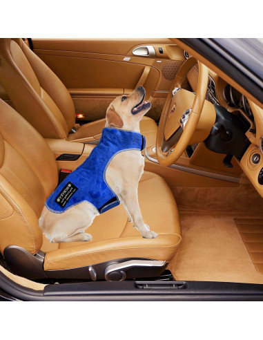 Chaleco Refrigerante para Perros HCHYEY PVA Azul Tamaño S