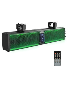 KEMIMOTO Barra de Sonido UTV 6 Altavoces RGB Impermeable