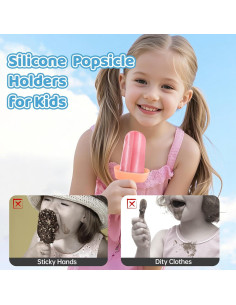 5 Sujetadores de Paletas Cozzymore de Silicona Reutilizables 2