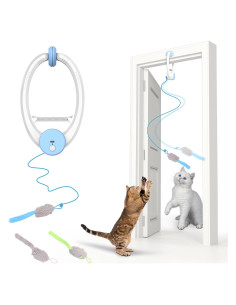 Juguete Interactivo para Gatos Bolpetizo con Ratones de Plumas