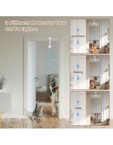 Juguete Interactivo para Gatos Bolpetizo con Ratones de Plumas