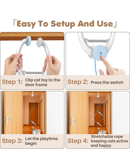 Juguete Interactivo para Gatos Bolpetizo con Ratones de Plumas