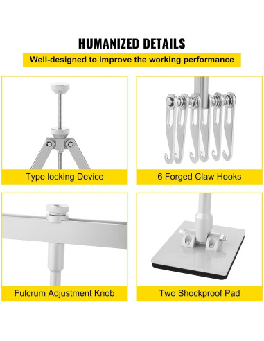 Kit de Barra de Palanca Bestauto 750mm para Abolladuras