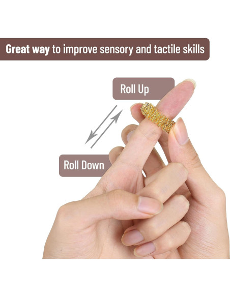 Anillos Sensoriales Espinosos Mr. Pen - Paquete de 10