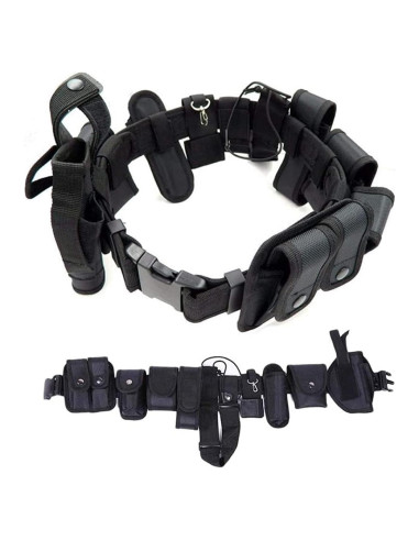 Cinturón Táctico Multifuncional Ltvystore 80-140 cm Negro