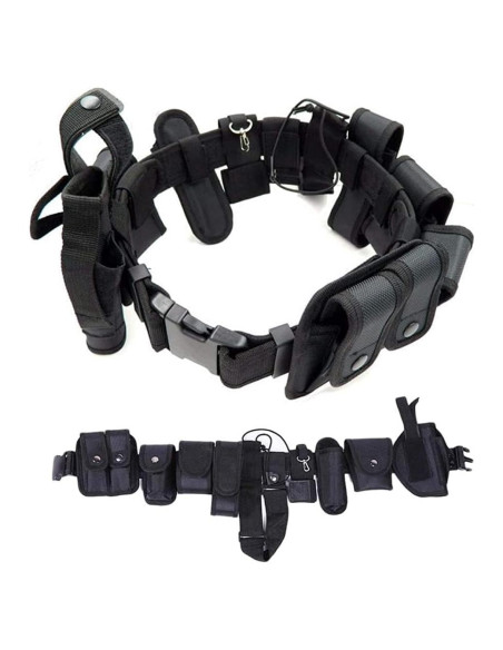 Cinturón Táctico Multifuncional Ltvystore 80-140 cm Negro