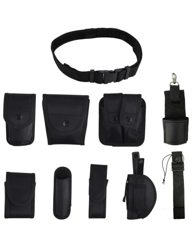 Cinturón Táctico Multifuncional Ltvystore 80-140 cm Negro