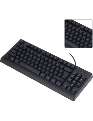 Teclado Gaming GOWENIC RGB USB Ergonómico 87 Teclas