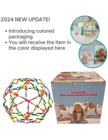 Bola Expandible 4E's Novelty, Esfera Sensorial Multicolor