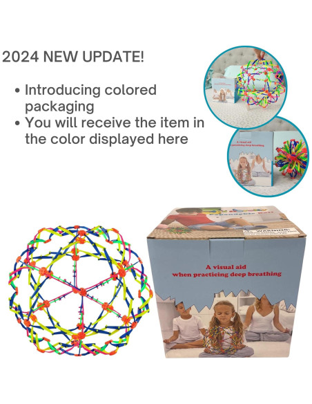 Bola Expandible 4E's Novelty, Esfera Sensorial Multicolor