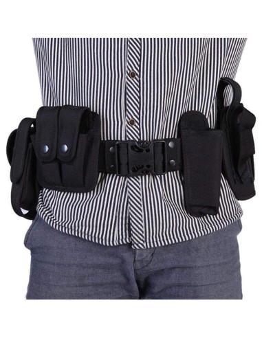 Cinturón Táctico Multifuncional Ltvystore 80-140 cm Negro