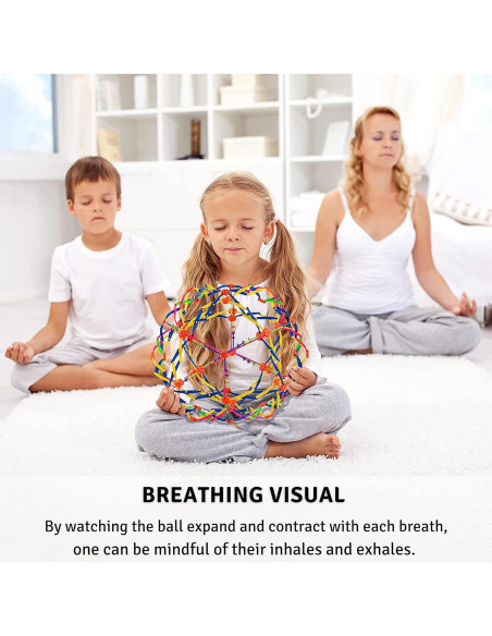 Bola Expandible 4E's Novelty, Esfera Sensorial Multicolor