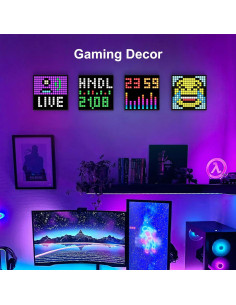 Reloj Digital Divoom Pixoo-16 LED 16x16 RGB WiFi 2
