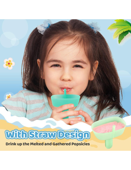 5 Sujetadores de Paletas Cozzymore de Silicona Reutilizables