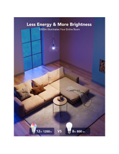 Bombillas Inteligentes Govee H600A RGBWW 1200 Lúmenes 12W 2