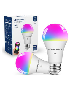 Bombillas Inteligentes Lightinginside 11W E26 RGB 1350LM 2Pcs