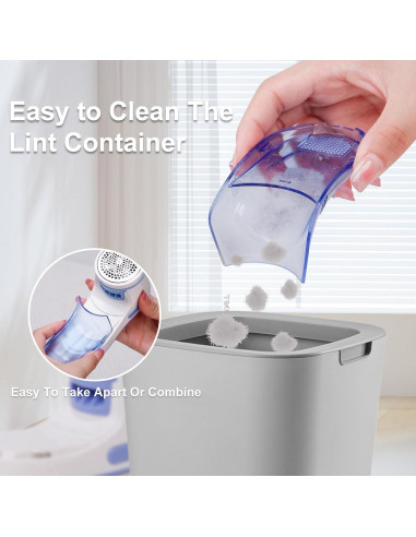 Raspador de Pelusa TEKI Recargable con 2 Cuchillas