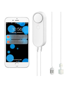 Detector de fuga de agua WiFi TUHA-TECH L31 2 en 1 con alarma