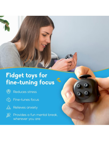 Cubo Antiestrés PILPOC Zafiro de Medianoche 6 Caras