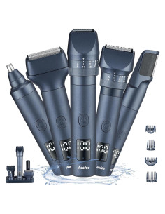 Recortadora de Barba Aesfee AF-8098 5-en-1 Impermeable