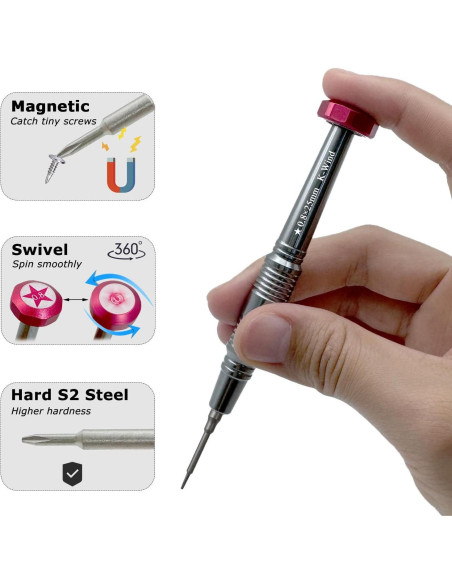 Destornillador Pentalobe P2 Kannony Wind 0.8mm Magnético