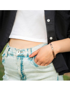 Pulsera Magnética de Cobre MagnetRX Estilo XO Ajustable 2