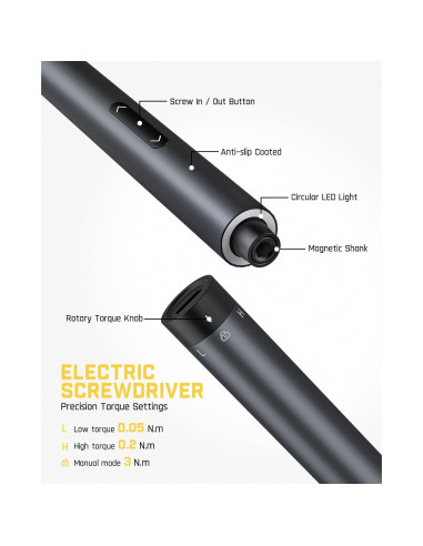 Fanttik E1 NEX Estación de Trabajo Kit Destornillador 64 Puntas