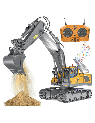 Excavadora RC CANKETEC 1:20 Recargable 11 Canales con Luz