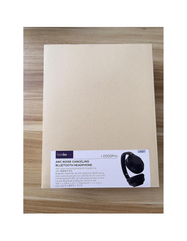Auriculares Bluetooth Lavales E500Pro ANC 90h Negro