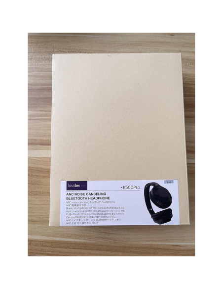 Auriculares Bluetooth Lavales E500Pro ANC 90h Negro
