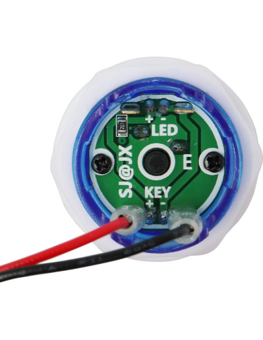 Botón LED SJ@JX 28mm Atornillable para Arcade Multicolor