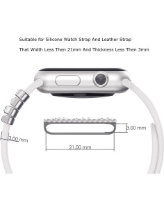 Anillos Decorativos para Correa de Reloj Apple Watch 20mm 2