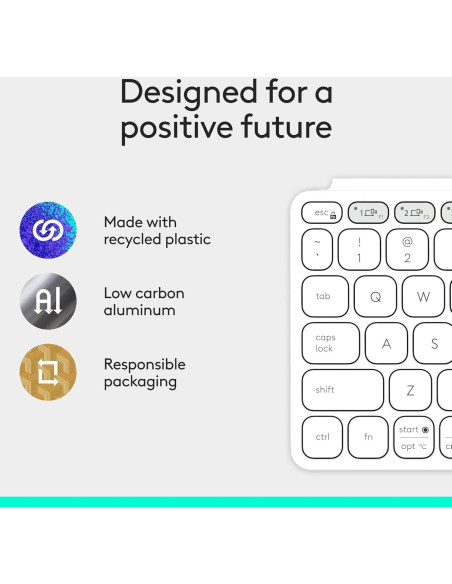 Teclado Bluetooth Logitech Keys-To-Go 2 Gris Pálido Teclado Bluetooth Logitech Keys-To-Go 2 Gris Pálido