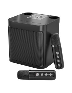 Máquina de Karaoke Bluetooth Portátil 2 Micrófonos 203