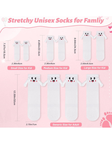 Calcetines Magnéticos COZYMATE Familiares 3 Pares