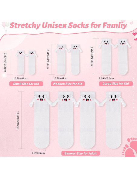 Calcetines Magnéticos COZYMATE Familiares 3 Pares