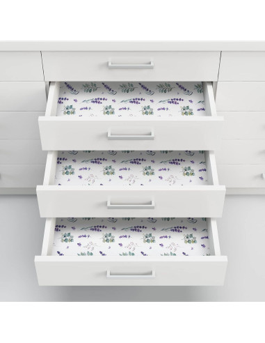 Forros Aromatizados para Cajones Geelin 24 Hojas Lavanda